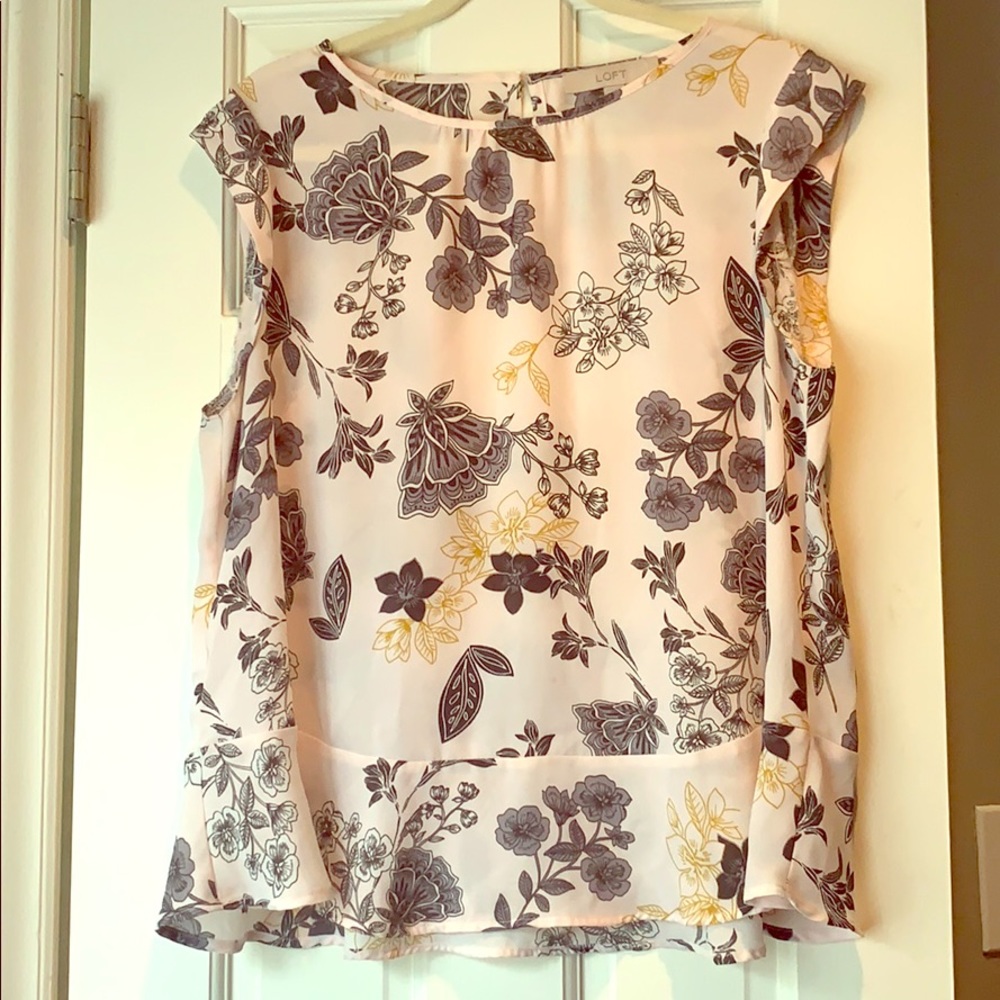 Capped sleeve blouse